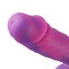 Картинка фото Фалоімітатор 8.2″ з вібрацією для секс-машин Hismith Purple Silicone Dildo with Vibe, KlicLok інтим магазин Ейфорія