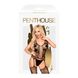Картинка фото Бодістокінг з імітацією корсета та пояса для панчох Penthouse - Love Bud Black S/L інтим магазин Ейфорія