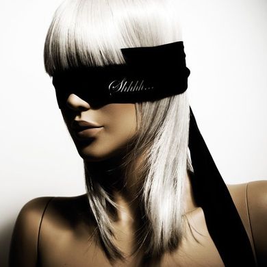 Повязка из сатина Bijoux Indiscrets - Shhh Blindfold, Черный