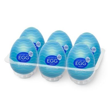 Набір мастурбаторів-яєць Tenga Egg Cool Pack (6 яєць)