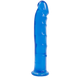 Картинка фото Фалоімітатор Doc Johnson Jelly Jewels Dong & Suction Cup Blue, діаметр 3,6 см, антибактеріальний ПВХ інтим магазин Ейфорія