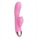 Картинка Вибратор-кролик с подогревом и шаловливым язычком для клитора Leten Wonderful Pink интим магазин Эйфория