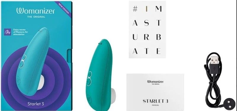 Вакуумний стимулятор Womanizer Starlet 3 (Turquoise)