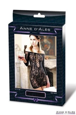 Платье сетка Anne De Ales FETISH DINNER Black XL, Черный