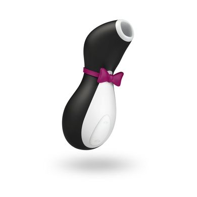 Вакуумный клиторальный стимулятор Satisfyer Pro Penguin Next Generation, Черный/белый