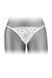 Картинка фото Трусики-стрінги з перлинною ниткою Fashion Secret VENUSINA White інтим магазин Ейфорія