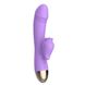 Картинка фото Вібратор-кролик з підігрівом і пустотливим язичком для клітора Leten Wonderful Purple інтим магазин Ейфорія