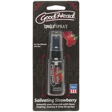 Спрей для минета Doc Johnson GoodHead Tingle Spray Strawberry (29 мл) со стимулирующим эффектом