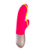 Картинка фото Міні-вібратор зі стимуляцією клітора і силіконовою стрічкою Fun Factory AMORINO рожевий інтим магазин Ейфорія