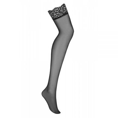 Чулки Obsessive Laluna stockings black L/XL