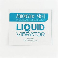 Пробник лубриканта з ефектом вібрації Amoreane Med Liquid Vibrator Berries (2 мл)