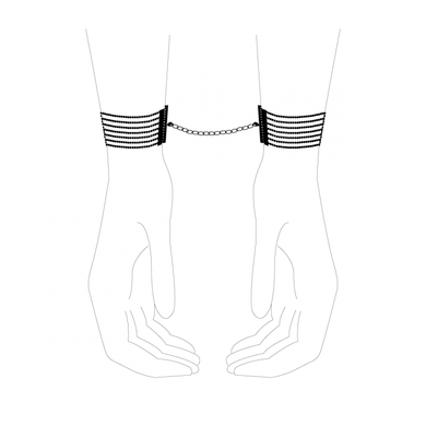 Браслети-наручники Magnifique Сріблястий метал, Bijoux Indiscrets