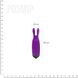 Картинка фото Віброкуля Adrien Lastic Pocket Vibe Rabbit Purple зі стимулювальними вушками інтим магазин Ейфорія