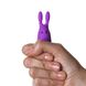 Картинка фото Віброкуля Adrien Lastic Pocket Vibe Rabbit Purple зі стимулювальними вушками інтим магазин Ейфорія