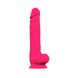Картинка Фаллоимитатор SilexD Kingston Pink (MODEL 15in), двухслойный, силикон+Silexpan, диаметр 7 см интим магазин Эйфория