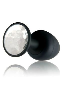 Анальна пробка Dorcel Geisha Plug Diamond M з кулькою всередині, створює вібрації, макс. діаметр 3,2