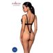 Картинка фото Боді з екошкіри Celine Body black L/XL — Passion: з доступом, відкритий інтим магазин Ейфорія