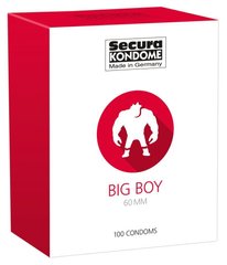 Прозрачные презервативы Secura Big Boy 60 мм, 100 шт.