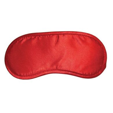 Маска на глаза Sex And Mischief - Satin Red Blindfold, тканевая, красная, Червоний