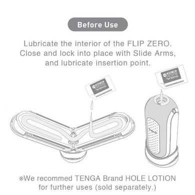 Вібромастурбатор Tenga Flip Zero Electronic Vibration White, змінна інтенсивність, розкладний