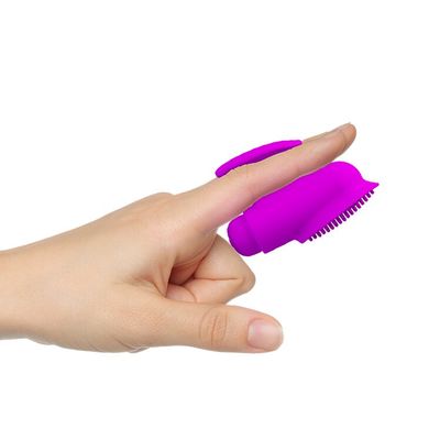 Клиторальный стимулятор на палец Pretty Love «Freda» BI-014596, Фиолетовый