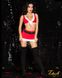 Картинка фото Новорічний еротичний костюм "Сексі Санта" XS/S, спідниця, топ інтим магазин Ейфорія