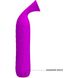 Вагінальний міні вібратор з вакуумним стимулятором Pretty Love "Jonas" BI-014564, Фиолетовый