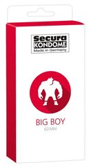 Прозрачные презервативы Secura Big Boy 60 мм, 1 шт.