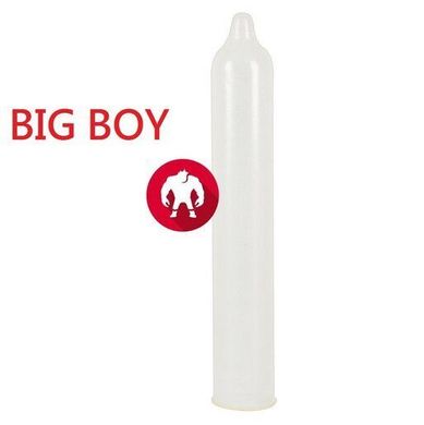 Прозрачные презервативы Secura Big Boy 60 мм, 1 шт.