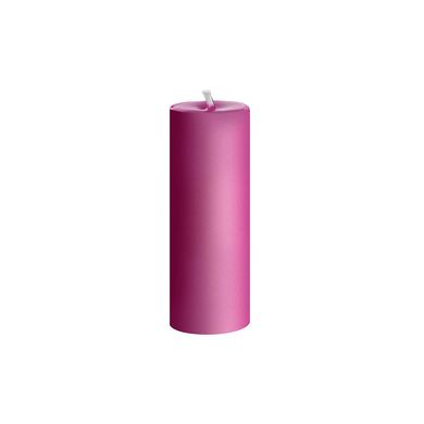 Розовая свеча восковая S 10 см низкотемпературная