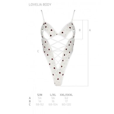 LOVELIA BODY white L/XL - Passion