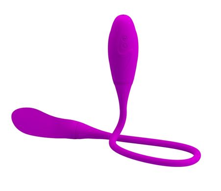 Гнучкий вібростимулятор унісекс PRETTY LOVE-Snaky Vibe, BI - 014327-3, Фиолетовый