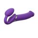 Картинка Безремневой страпон с вибрацией Strap-On-Me Vibrating Violet XL, диаметр 4,5см, пульт ДУ, регулируем интим магазин Эйфория