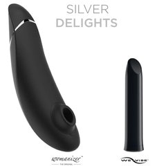 Набор Silver Delights Collection (Womanizer Premium + We-vibe Tango)