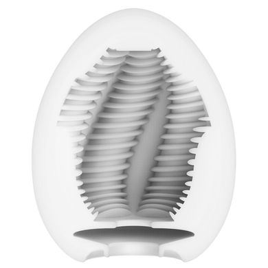 Мастурбатор-яйцо Tenga Egg Tube, рельеф с продольными линиями