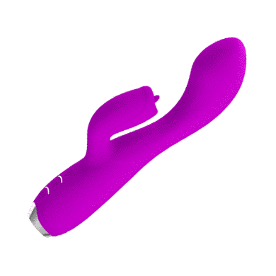 Преміум вібратор з кліторальним язичком Pretty Love "DOREEN" BI-014754, Фиолетовый