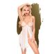 Картинка Эротический пеньюар с трусиками SWEET BEAST цвет: белый размеры: S/M,M/L,L/XL Penthouse (Германия) Размер m/l интим магазин Эйфория