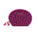 Картинка фото Мінівібромасажер Rianne S: Lovely Leopard Pink, 10 режимів роботи, косметичка-чохол, мед.силікон інтим магазин Ейфорія
