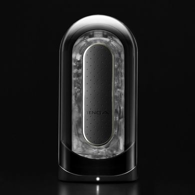 Вібромастурбатор Tenga Flip Zero Electronic Vibration Black, змінна інтенсивність, розкладний