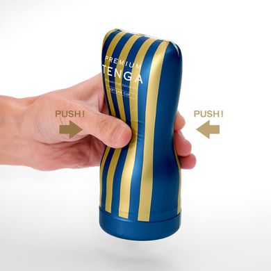 Мастурбатор Tenga Premium Soft Case Cup (м’яка подушечка), стискається