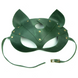 Картинка Премиум маска кошечки LOVECRAFT, натуральная кожа, зеленая, подарочная упаковка интим магазин Эйфория