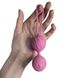 Картинка фото Вагінальні кульки Adrien Lastic Geisha Lastic Balls BIG Pink (L), діаметр 4 см, вага 90 гр інтим магазин Ейфорія