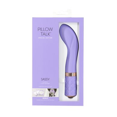 Роскошный вибратор Pillow Talk - Special Edition Sassy Purple с кристаллом Сваровски, Фиолетовый