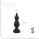 Картинка фото Анальна пробка Adrien Lastic Amuse Mini Black (S) з двома переходами, макс. діаметр 3 см інтим магазин Ейфорія