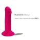 Картинка Дилдо с вибрацией Adrien Lastic Hitsens 2 Pink, отлично для страпона, макс диаметр 4см, длина 17,2см интим магазин Эйфория
