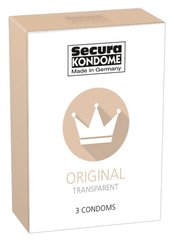 Прозрачные презервативы Secura Original, 3 шт.