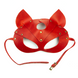 Картинка Премиум маска кошечки LOVECRAFT, натуральная кожа, красная, подарочная упаковка интим магазин Эйфория