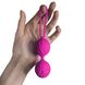 Картинка фото Вагінальні кульки Adrien Lastic Geisha Lastic Balls BIG Magenta (L), діаметр 4 см, вага 90 г інтим магазин Ейфорія
