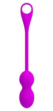 Вагинальные шарики с вибрацией и управлением с смартфона Pretty Love Elvira, BI-210212HP, Фиолетовый
