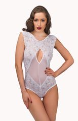 Body Abby (Mesh, Lace), white, 44/46, Белый